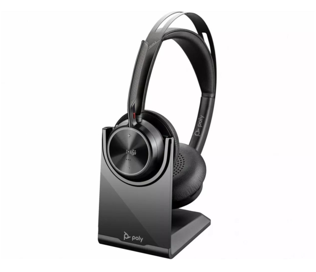 Poly Voyager Focus 2 MS USB-A + Ładowarka biurkowa - 1227101 - zdjęcie
